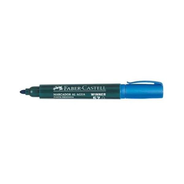 Marcador al agua winner 57 azul pta red caja x12 faber