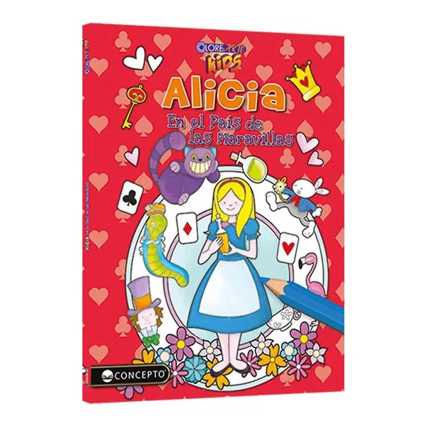 Alicia en el pais- colorearte kids