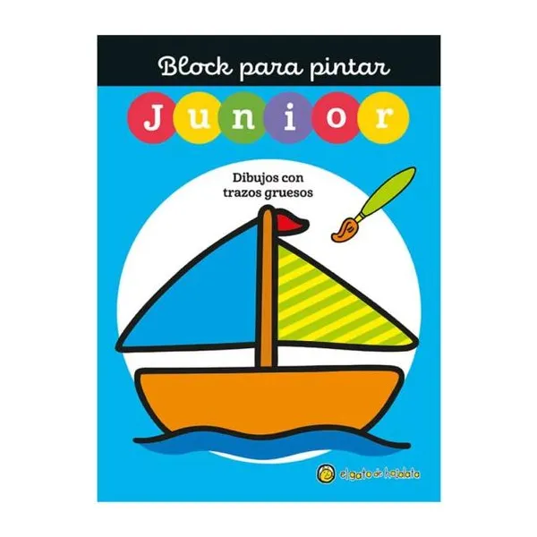 Block para pintar junior- barco