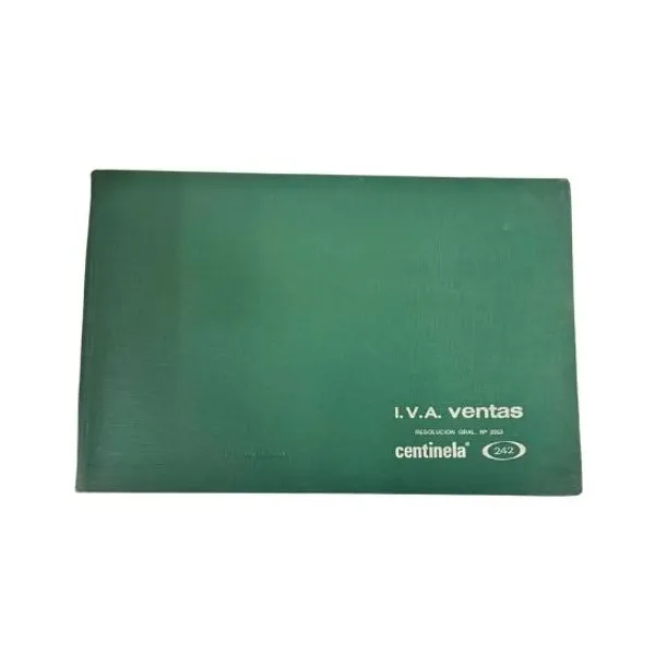 Libro de iva centinela n.° 242 ventas t/d. of.
