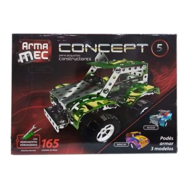 Armamec concep caja mediana - 3 modelos - 165 pz