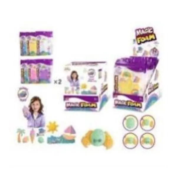 Puzzle series color mud large particle snow mud