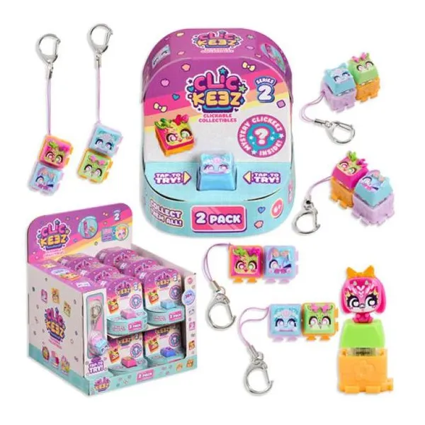 Clickeez - pack x2. divertida línea de mini colec