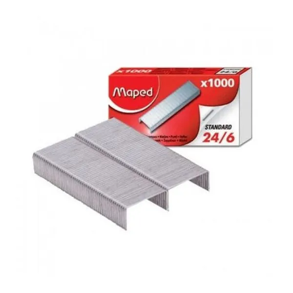 Broche 24/6 caja x1000 unidades Maped