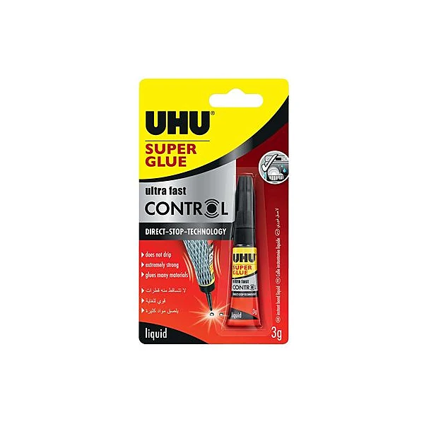 Adhesivo super glue control 3 ml en blister uhu