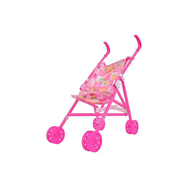 Coche para muñeca plástico en bolsa 49x36x26 cm