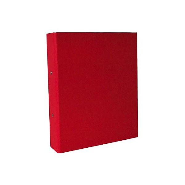 Carpeta a4 2x40 forrada roja Ezco