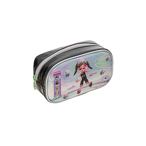 Cartuchera 1 cierre 3d pouch digital style 21x12x6 cm Filgo