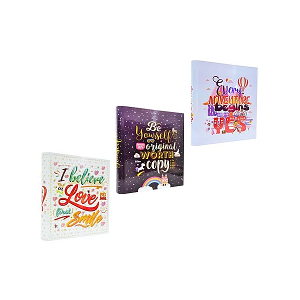 Carpeta a4 2x40 lettering rexon