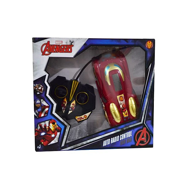 Auto a radio control ironman en caja 25x23x6.5 cm