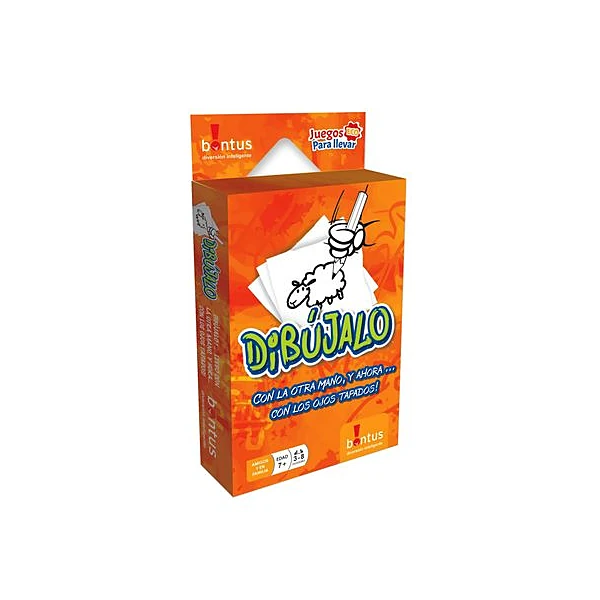 Juego de cartas dibujalo eco en caja 9.5x17 cm bontus -