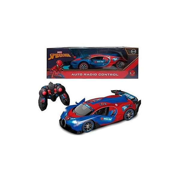 Auto radio control Spiderman en caja 37x11x17 cm