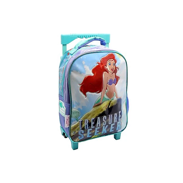 Mochila 12" con carro la sirenita Cresko