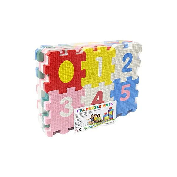 Puzzle encastre eva letras 36 piezas de 8 mm 9x9 cm