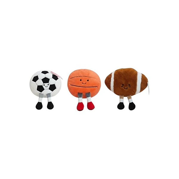 Pelota peluche con pies 24 cm x1 modelos surtidos
