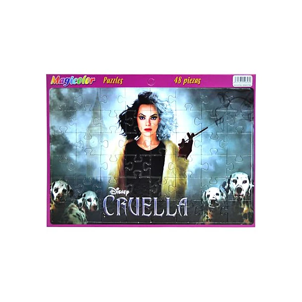 Puzzle personajes 48pzs 32.5x23.5 cm magicolor