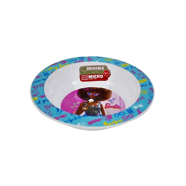Bowl plástico kids micro Barbie 16 cm wabro