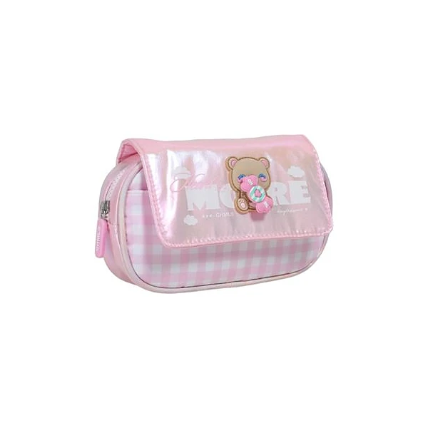 Cartuchera 1 cierre con solapa spin bear 22x11x5 cm chimola