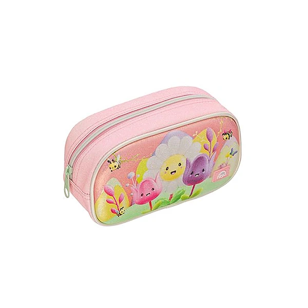 Cartuchera 1 cierre 3d pouch margarita 21x12x6 cm Filgo