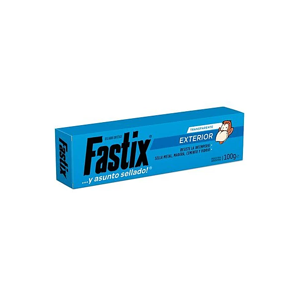 Adhesivo sellador exterior transparente 25 g fastix