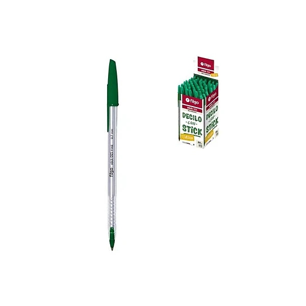 Bolígrafo 1 mm stick 026 medium caja x50 Filgo