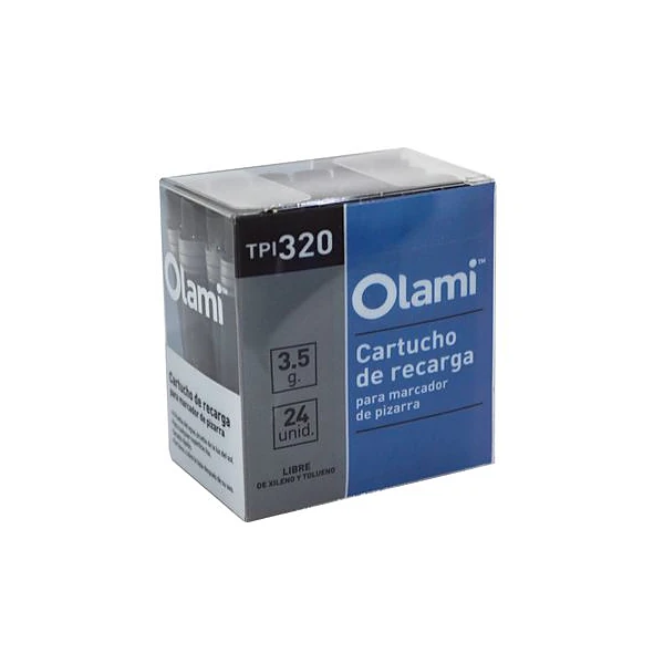 Cartuchos para marcador de pizarra 3.5 g x24 olami