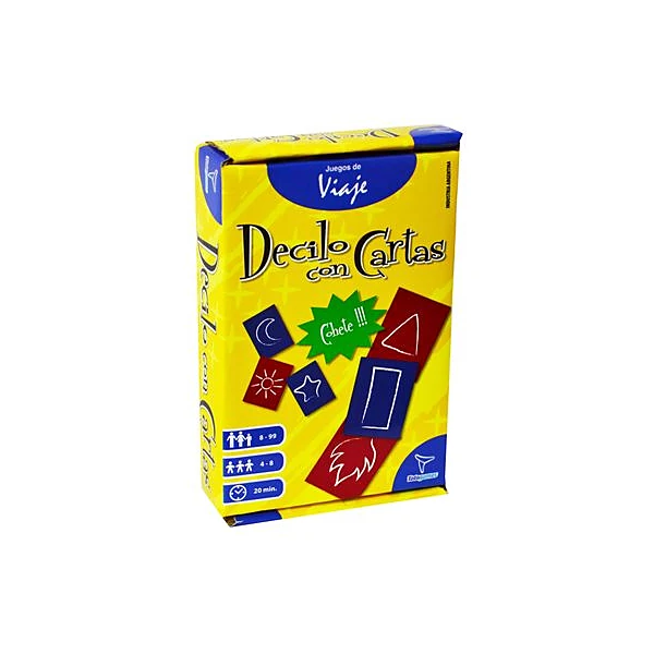 Juego de cartas decilo con cartas toto games