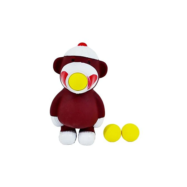 Muñeco lanza pelotas 15.5 cm en red - ab