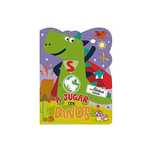 Libro de actividades a jugar con: dinos 21x28 cm