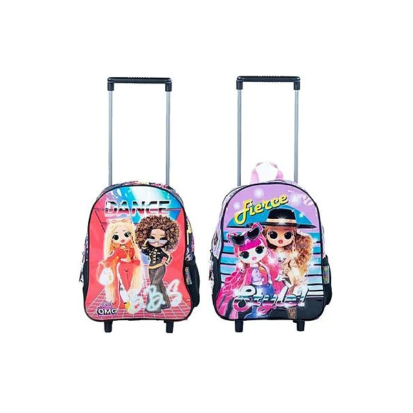Mochila 12" con carro omg fashion lol x1 wabro