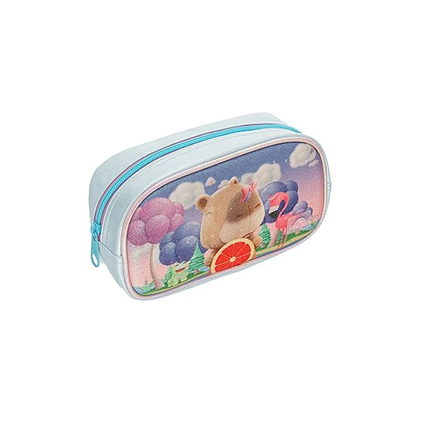 Cartuchera 1 cierre 3d pouch capibara 21x12x6 cm Filgo