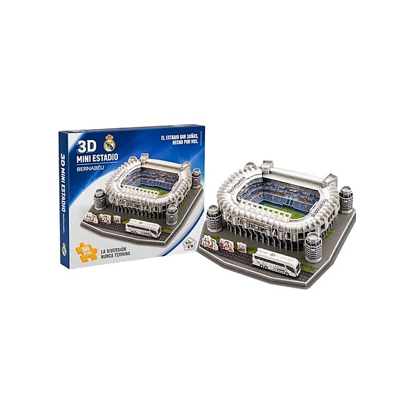 Puzzle 3d bernabeu real madrid 160pzs 35x34x10 cm en caja