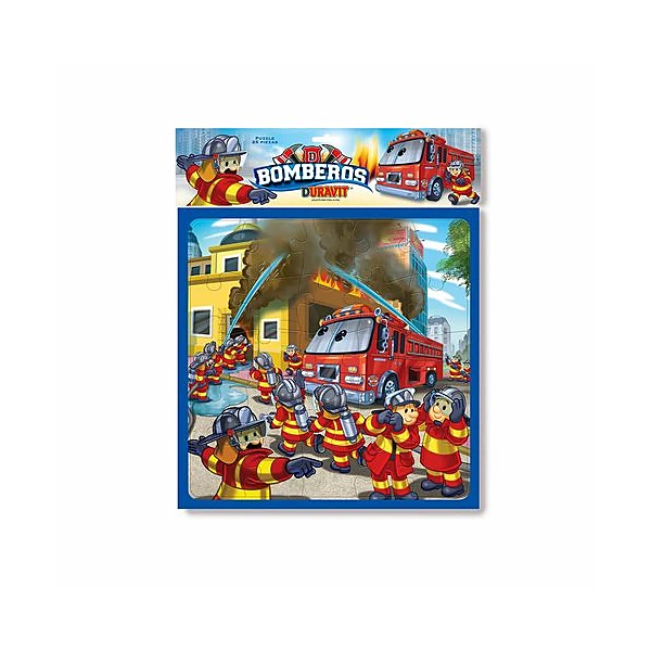 Puzzle bomberos Duravit 25pzs 32x32 cm