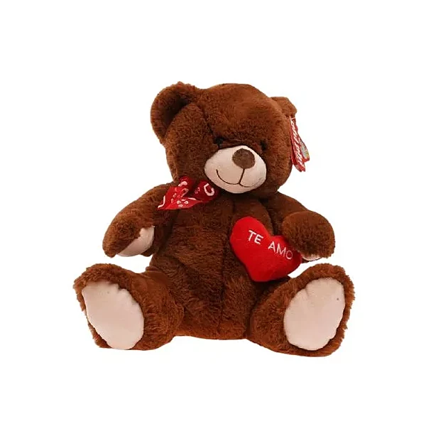 Peluche phi phi toys oso con corazón 40 cm