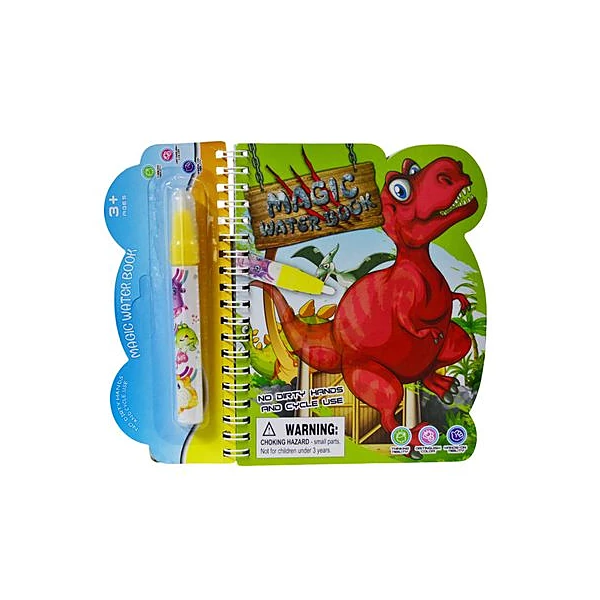 Libro mágico dino con marcador 19x17 cm