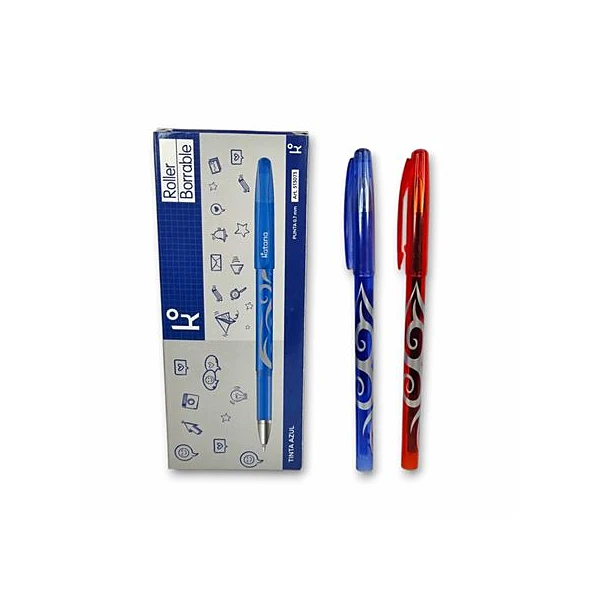 Bolígrafo borrable azul 0.7 mm caja x12 unidades Katana