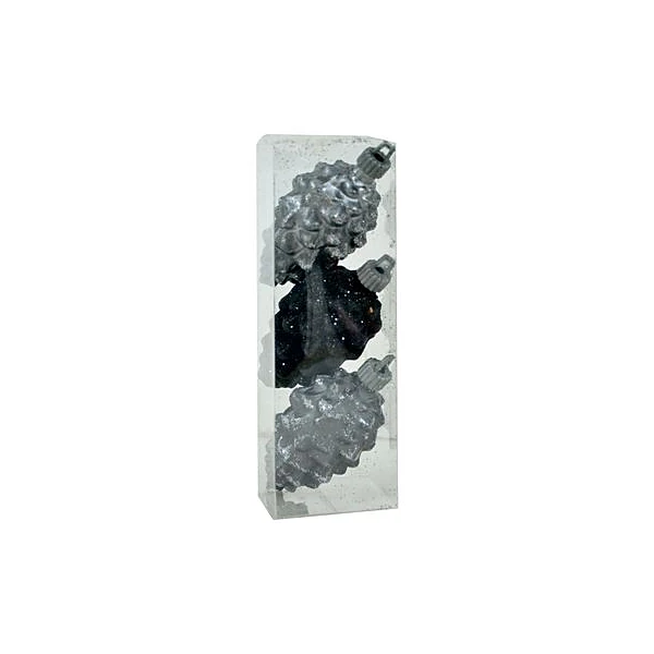 Adorno piña maiten decorado glitter x3 unidades