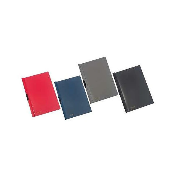 Carpeta a4 pp con clip negra x12 unidades database