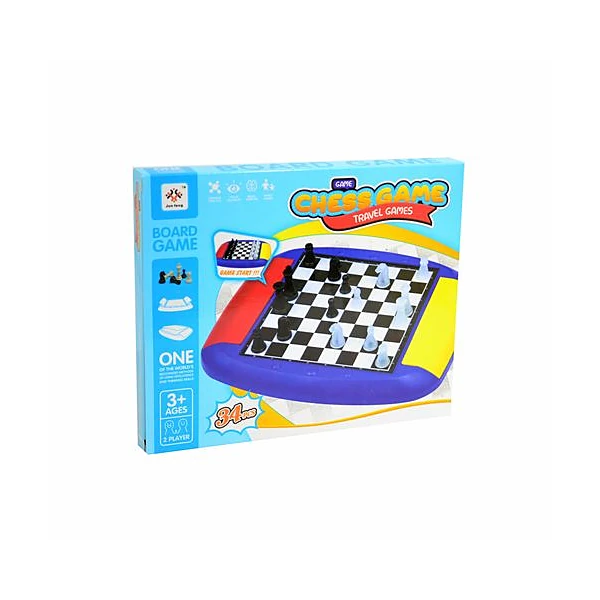 Juego de ajedrez plástico en caja 22x18 cm