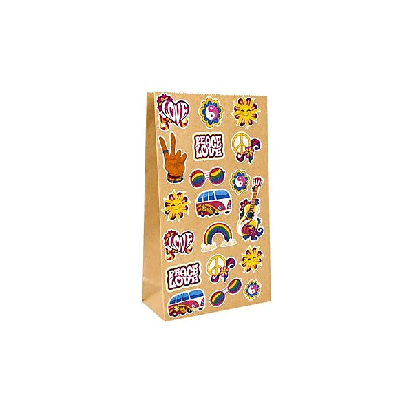 Bolsa cotillon stickers 12.5x7x24.5 cm x1
