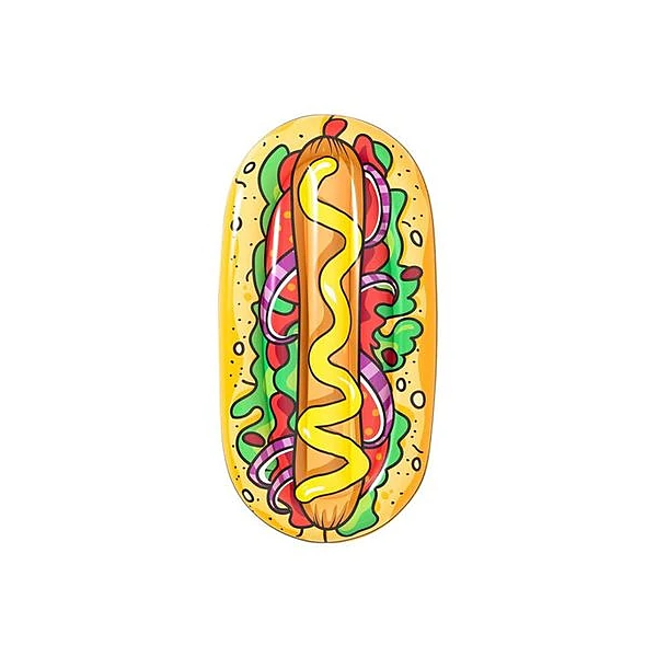 Colchoneta inflable hot dog 190x109 cm bestway