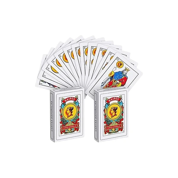 Cartas naipes españolas x50 en caja - ch