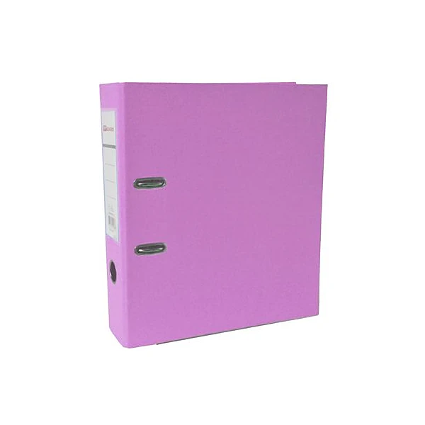 Bibliorato a4 pvc lomo ancho 75 mm rosa pastel medoro