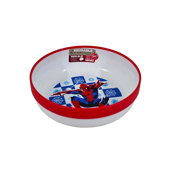 Bowl bicolor con antideslizante Spiderman 16 cm wabro