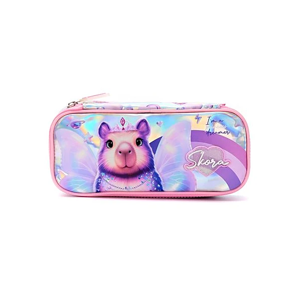 Cartuchera 1 cierre pets capihada 21x9x5 cm Skora