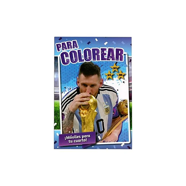 Libro para colorear messi 20x27.5 cm inkdrop