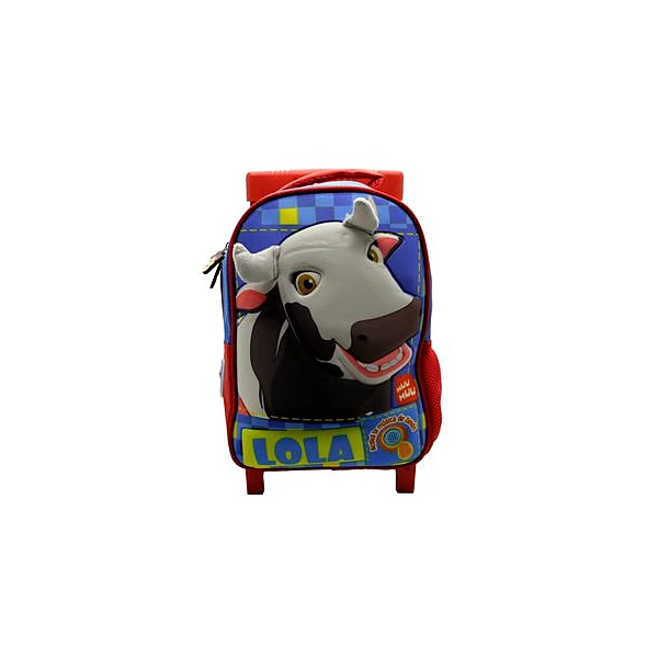 Mochila 12" con carro la granja de zenon con son. Cresko g