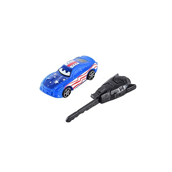 Auto 7 cm con lanzador en bolsa - ab