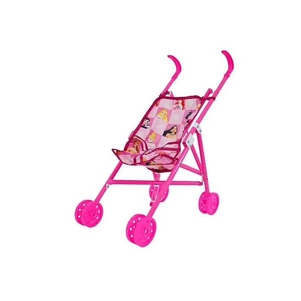Coche para muñecas plástico princesas 49x36x26 cm