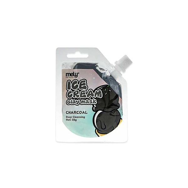 Mascarilla facial de arcilla con carbon 35 g mely